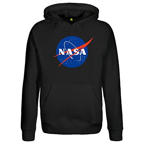 absenda NASA Insignie Meatball Kapuzenpullover - National Aeronautics and Space Administration Schwarz 2XL von absenda