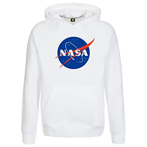 absenda NASA Insignie Meatball Kapuzenpullover - National Aeronautics and Space Administration Weiss L von absenda