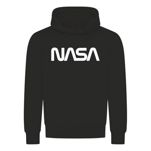 absenda NASA Logotype The Worm Kapuzenpullover - National Aeronautics and Space Administration Schwarz L von absenda