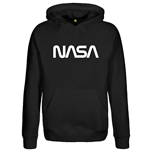 absenda NASA Logotype The Worm Kapuzenpullover - National Aeronautics and Space Administration Schwarz M von absenda