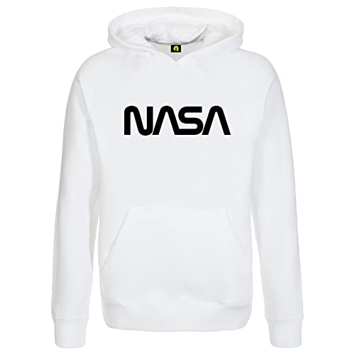 absenda NASA Logotype The Worm Kapuzenpullover - National Aeronautics and Space Administration Weiss L von absenda