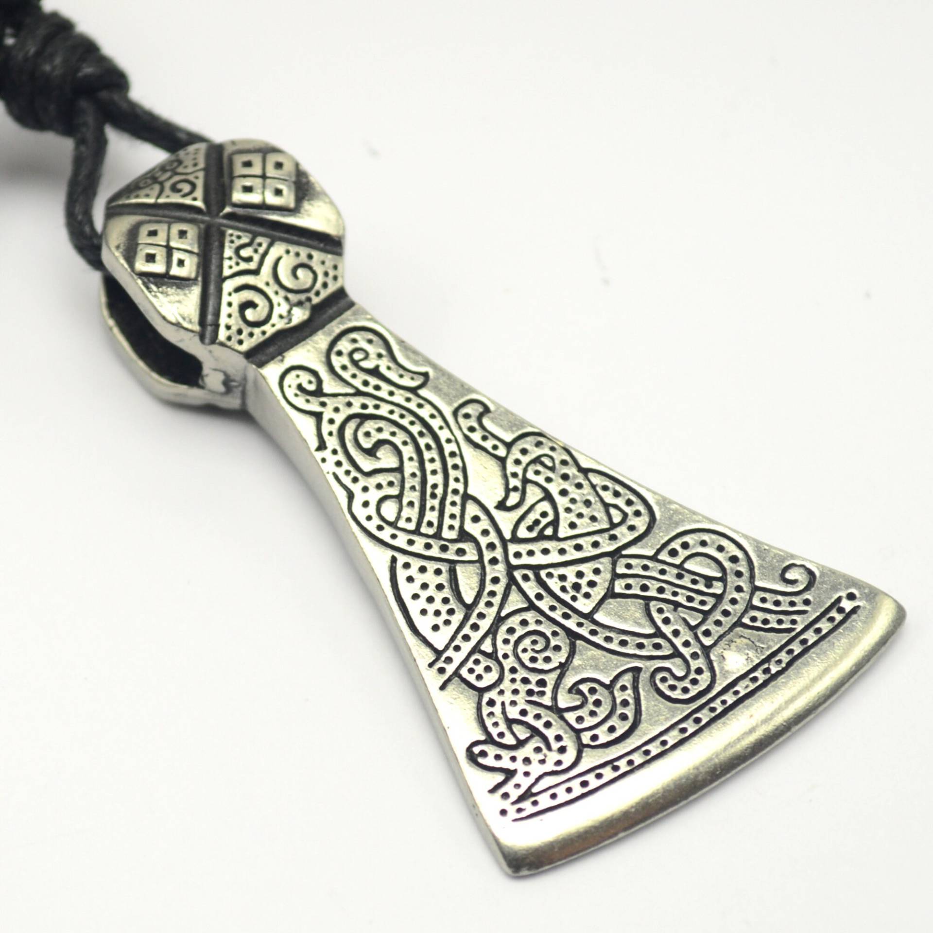Axt Anhänger Gross Kelten Wikinger Schmuck Zinn von abverkaufSoldout