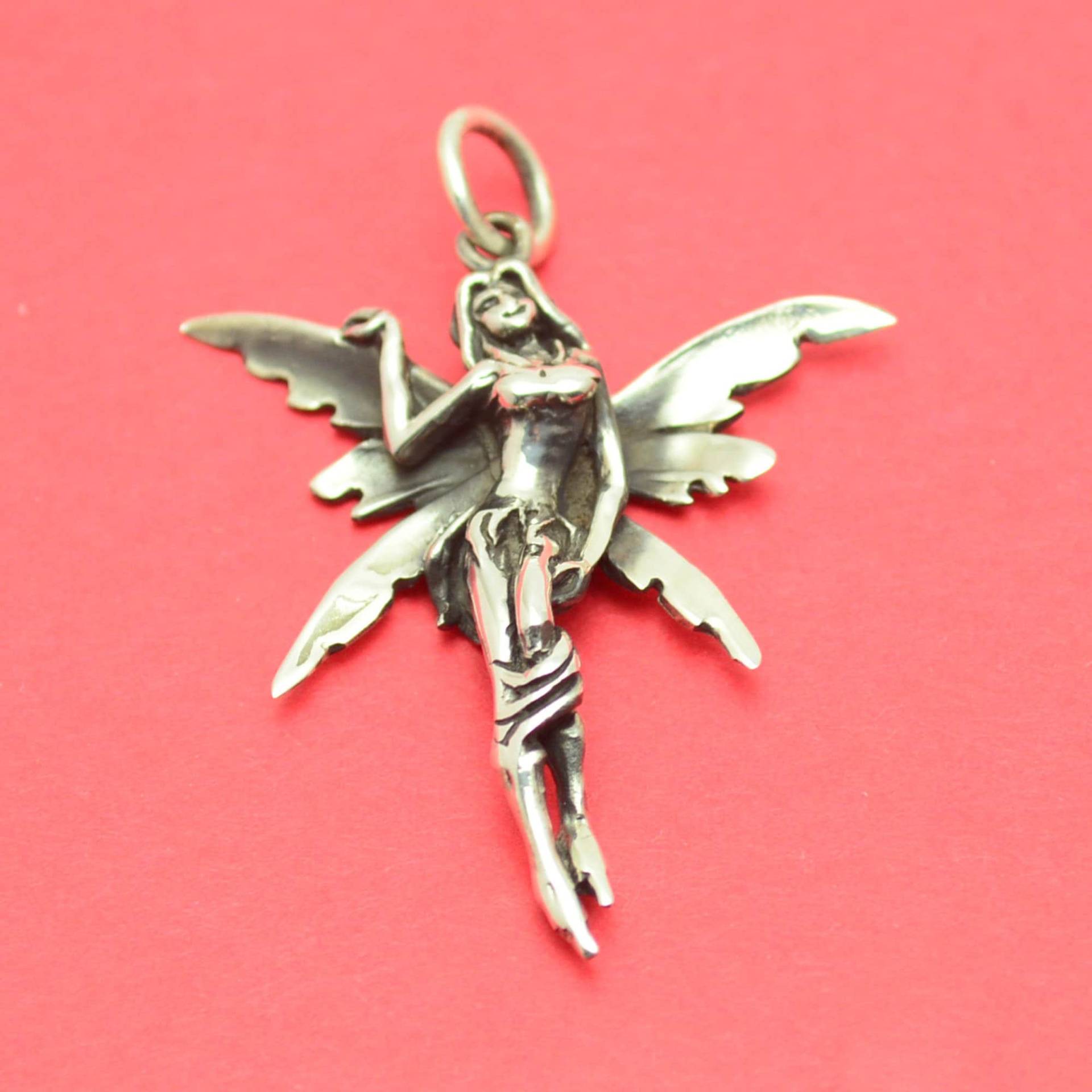 Elfe Fee Anhänger Silber 925 Sterlingsilber von abverkaufSoldout