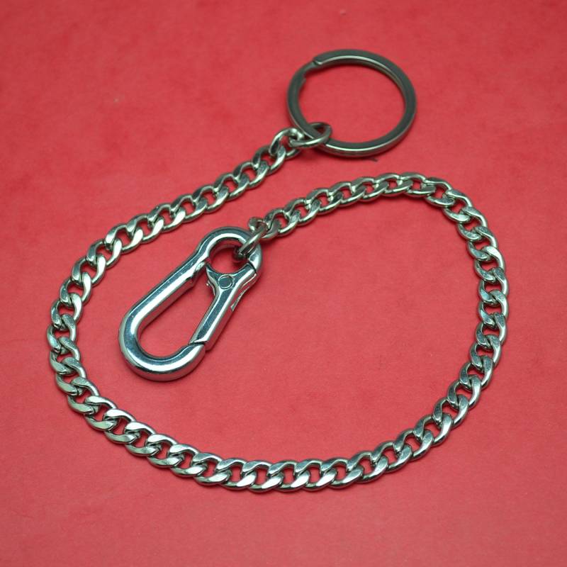 Schlüsselkette 36 cm Edelstahl Panzerkette Hosenkette von abverkaufSoldout