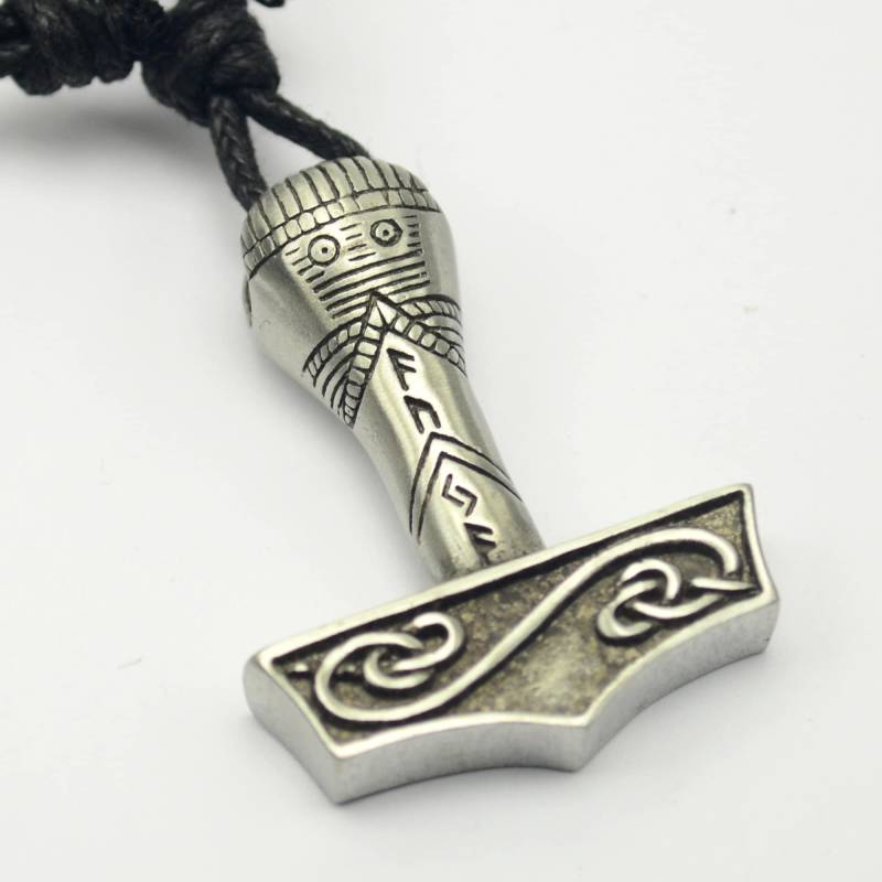 Thors Hammer Mjölnir Anhänger Aus Zinn von abverkaufSoldout