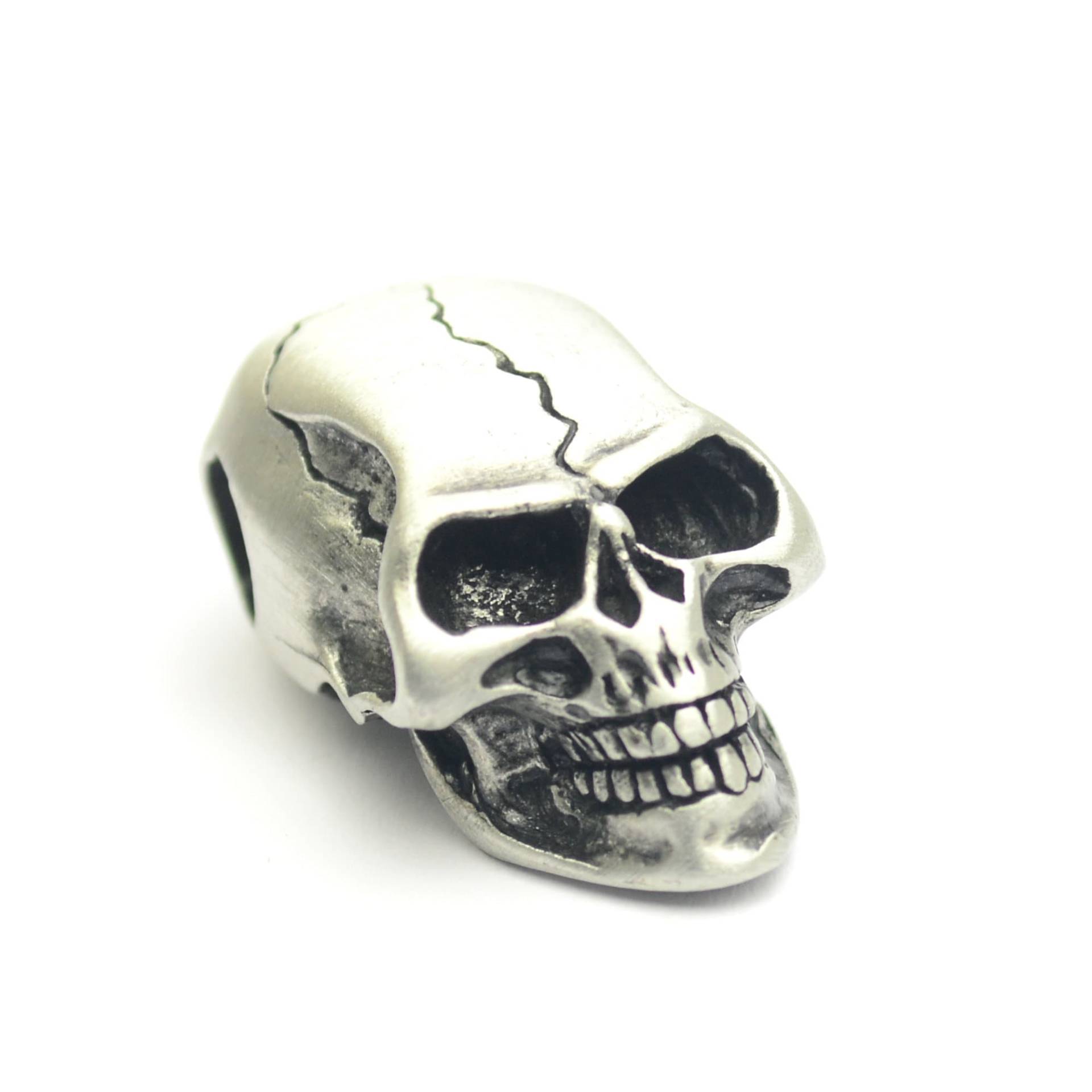 Totenkopf Anhänger Gross Skull Aus Zinn Pewter von abverkaufSoldout