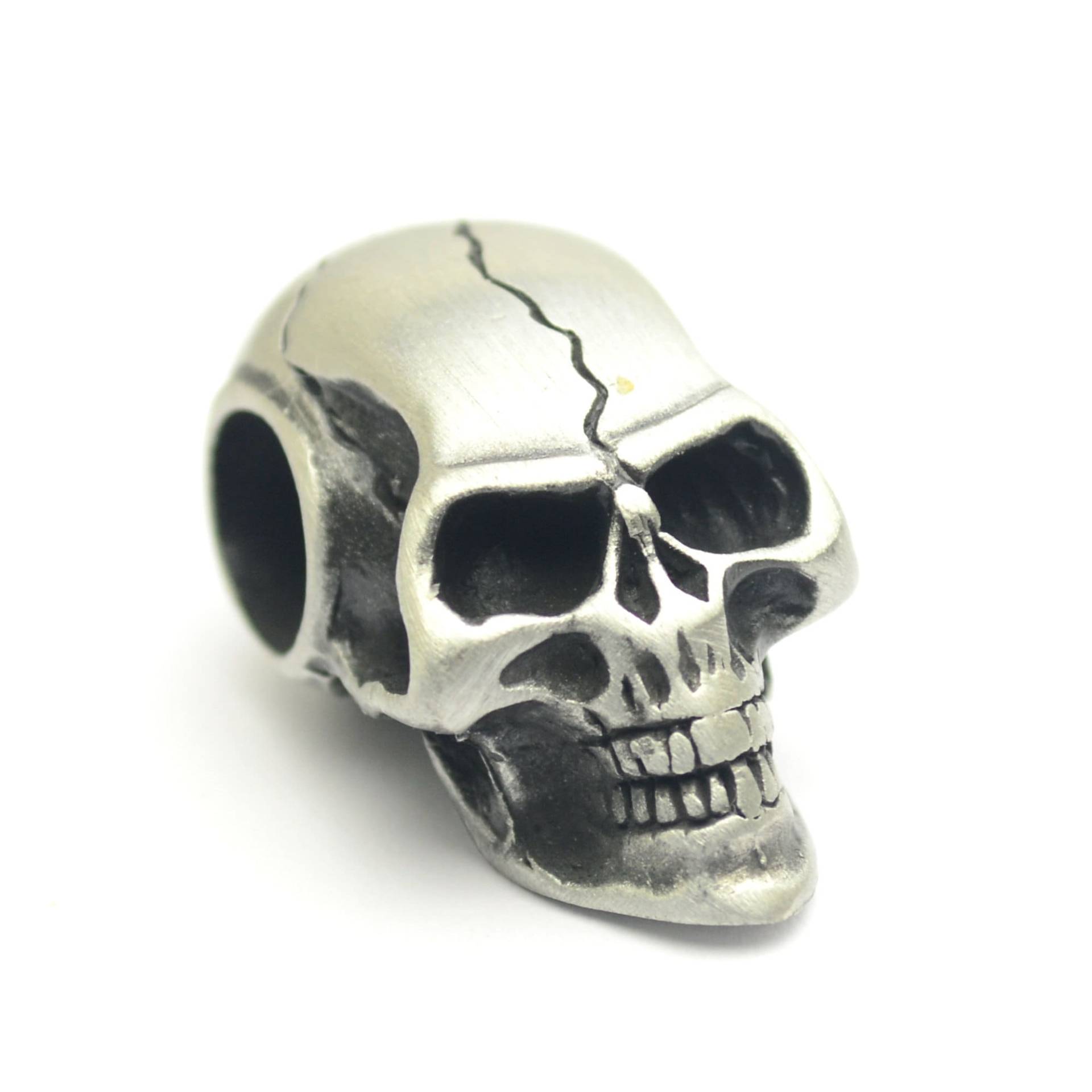 Totenkopf Anhänger Massiv Gross Aus Zinn von abverkaufSoldout