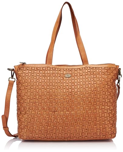 acalmar Women's Shopper aus Leder, HELLKAMEL von acalmar