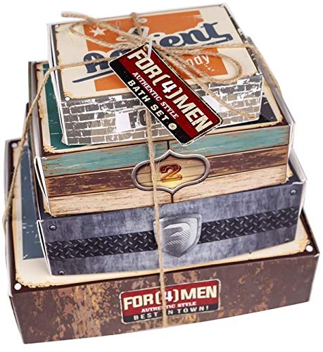 Accentra Accentra Geschenkset Advent for Men, 4 Geschenk-Boxen für 4 Advents-Sonntage mit Körperpflege und Accessoire Überraschungen von accentra