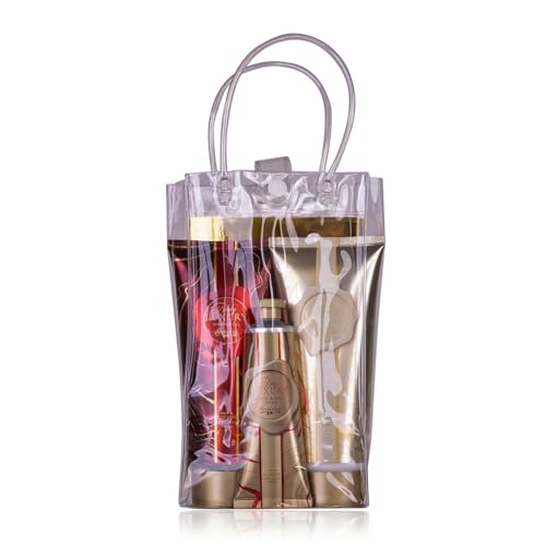 Accentra Geschenkset BODY LUXURY in transparenter Tasche, inkl. Duschgel, Bodylotion, Handcreme & Nagelcreme, Duft: Golden Orchid, Frauen Geschenk Weihnachten von accentra