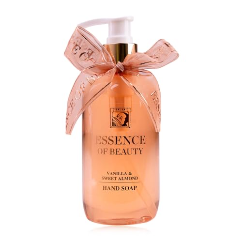 Accentra Seifenspender SALSA ESSENCE OF BEAUTY mit Handseife - Flüssigseife in rosé Pumpspender, 250ml, Duft: Vanilla & Sweet Almond, Geschenkidee für Frauen, Mama und Freundin - nachfüllbar von accentra