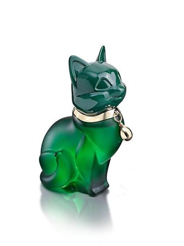 Jean-Pierre Sand - Gattina - Eau de Parfum, 75ml - Parfum für Frauen im Sammlerflakon, ideal als Geschenk - Damenparfum im Katzen-Flakon (Smaragd) von Jean-Pierre Sand
