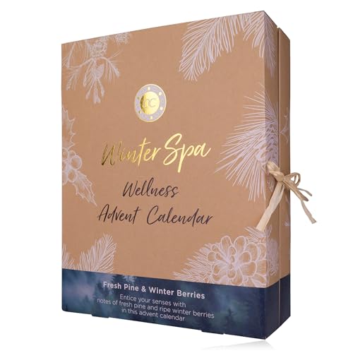 accentra Beauty Adventskalender für Frauen "WINTER SPA" mit 24 Körperpflege und Accessoires Produkten für eine abwechslungsreiche und gepflegte Adventszeit von accentra