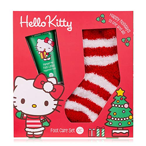 accentra Geschenk-set Hello Kitty - Happy Christmas für Mädchen, Schönes Set im Peppermint-Twist Duft von accentra