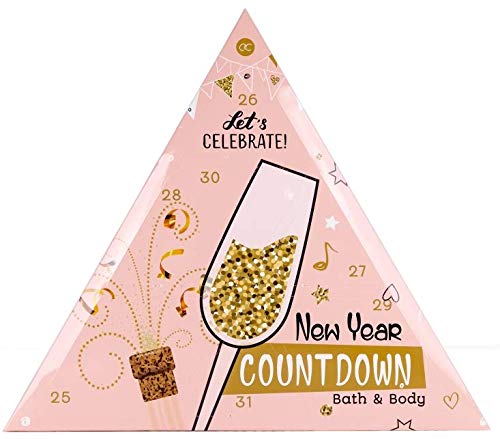 accentra Kalender "New Year Countdown", rosa/gold, 1er Pack(1 x 1 Stück) von accentra