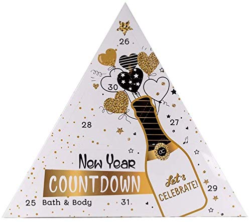 accentra Kalender "New Year Countdown" weiß/gold, 1er Pack(1 x 1 Stück) von accentra