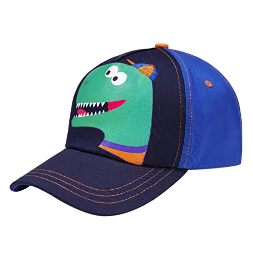 accsa Kinder Cap Junge Baseballkappe Dinosaurier Kappe Verstellbare Baseball Snapback Cap Baumwolle Trucker Cap Alter 6-12 von accsa