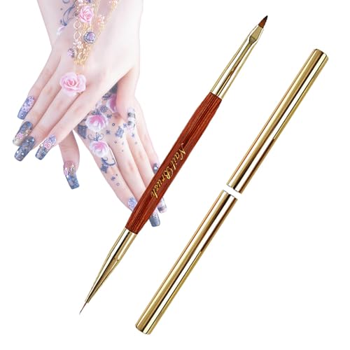 acime -Pinsel, Kunstpinsel für Nägel,Acryl-Nagelkunst-Malpinsel | Striping Nail Art Pinsel, Nail Dotting Pen Malwerkzeuge für die DIY-Maniküre zu Hause von acime