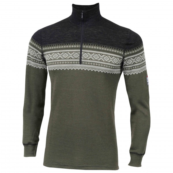 Aclima - DE Marius Mock Neck - Merinopullover Gr XXL oliv von aclima