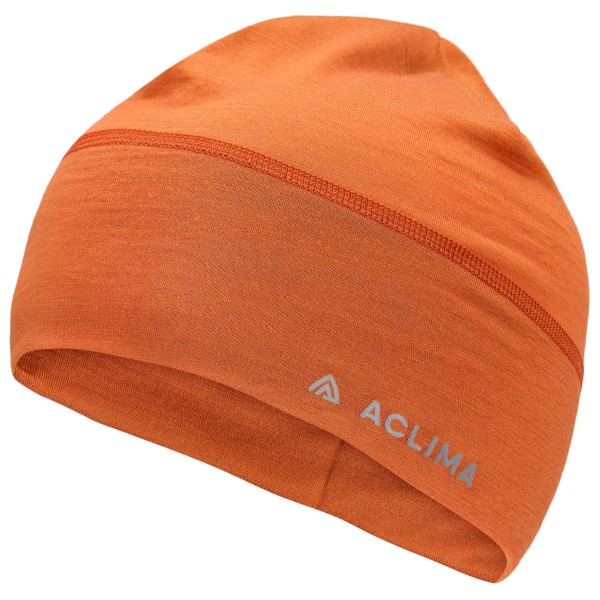 Aclima - LW Beanie - Mütze Gr One Size orange von aclima