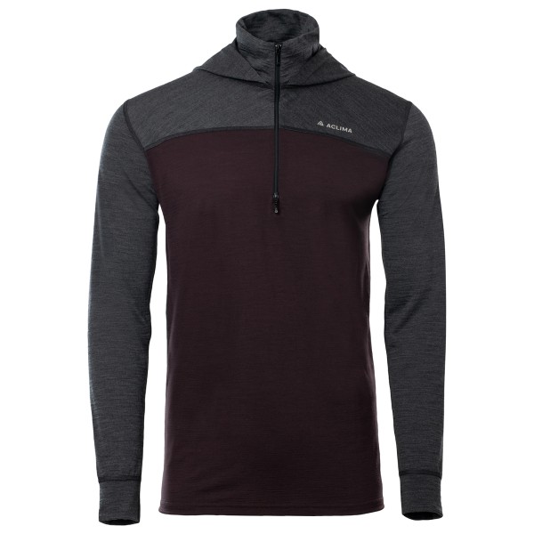 Aclima - Lightwool 180 Hoodie - Merinopullover Gr XXL tarmac / marengo von aclima