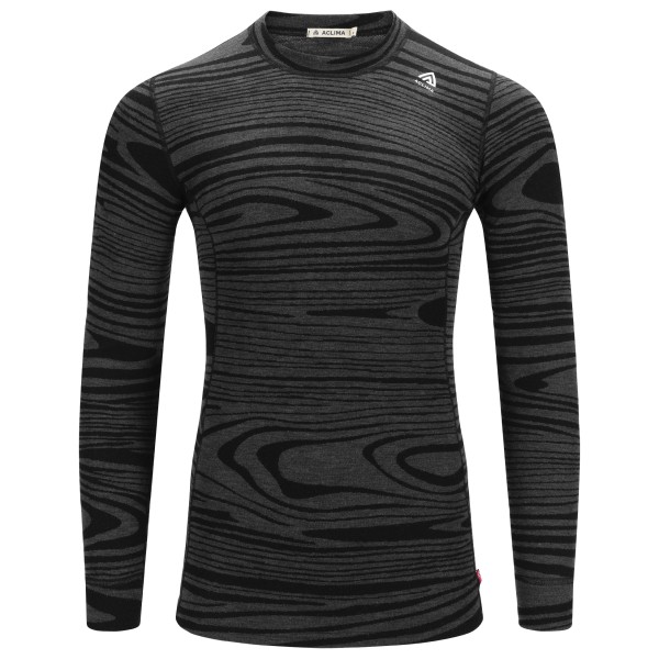 Aclima - WW Crew Neck - Merinounterwäsche Gr M schwarz von aclima