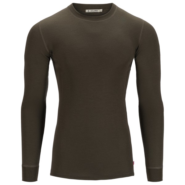 Aclima - WW Crew Neck - Merinounterwäsche Gr S oliv von aclima