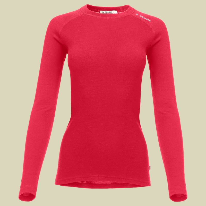 WarmWool Crew Neck Woman Größe S Farbe jester red von aclima