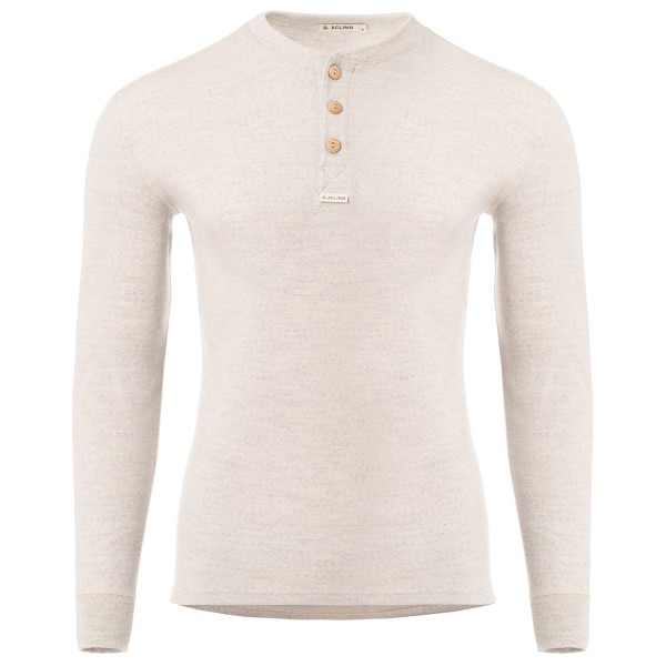 Aclima - WarmWool Granddad Shirt - Merinopullover Gr S weiß Aclima - WarmWool Granddad Shirt - Merinopullover Gr S weiß von aclima