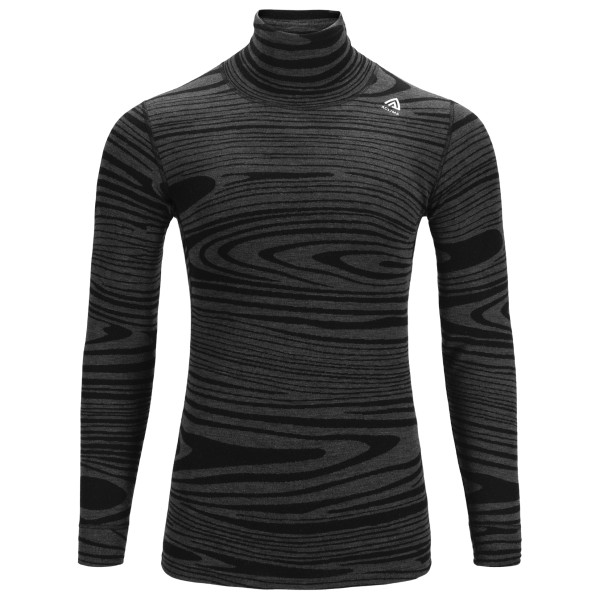 Aclima - WarmWool Roll Neck - Merinounterwäsche Gr M schwarz von aclima