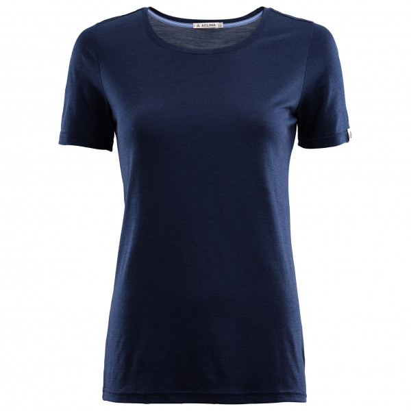 Aclima - Women's LightWool - T-Shirt Gr M blau von aclima
