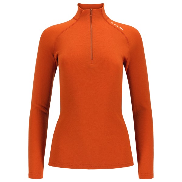 Aclima - Women's WW Mock Neck - Merinounterwäsche Gr M rot von aclima
