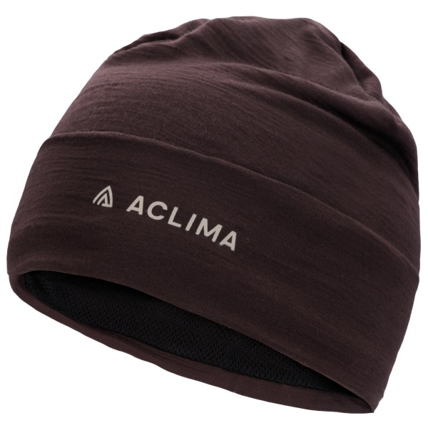 Aclima - Woolnet Light Beanie - Mütze Gr S/M schwarz von aclima