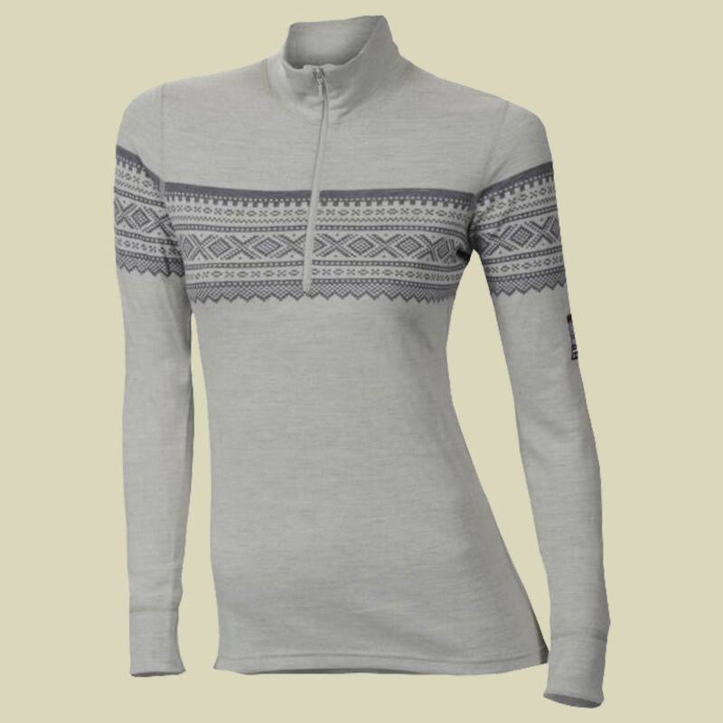 DesignWool Marius Mockneck Women weiß S - grafjell von aclima