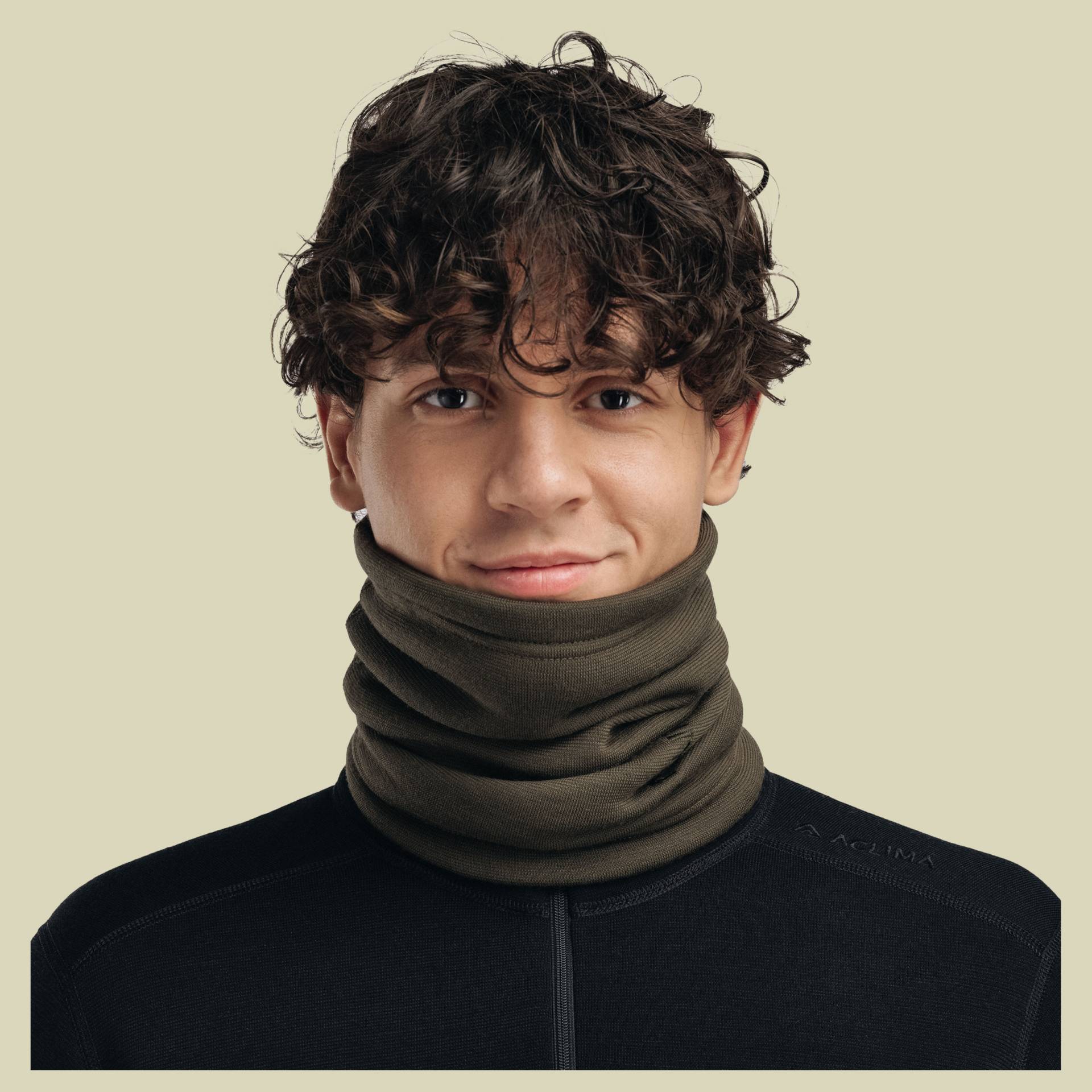 FleeceWool Headover V2 UNISEX one size grau - tarmac von aclima