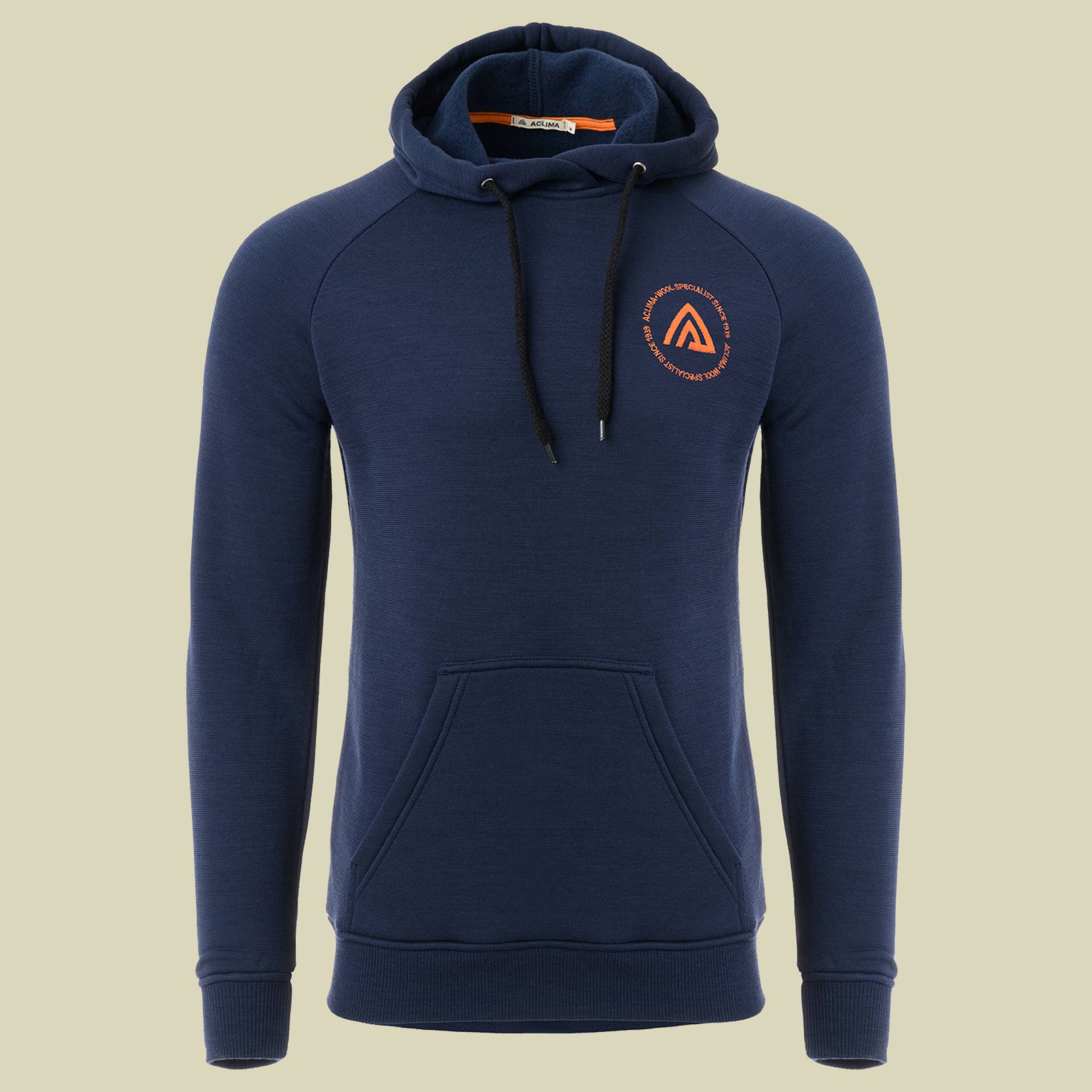 FleeceWool V2 Hoodie Man Größe L  Farbe navy blazer von aclima