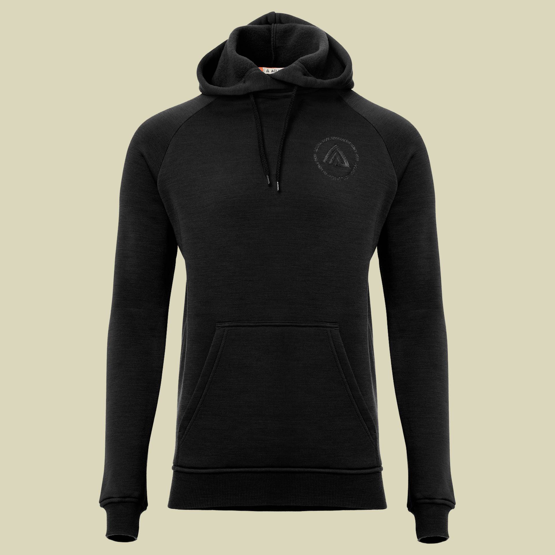 FleeceWool V2 Hoodie Man Größe M  Farbe jet black von aclima