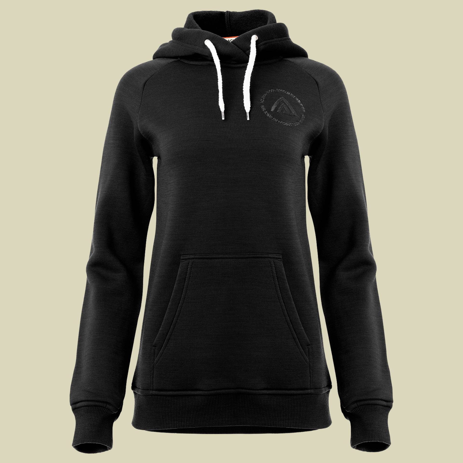 FleeceWool V2 Hoodie Woman schwarz M - jet black FleeceWool V2 Hoodie Woman schwarz M - jet black von aclima