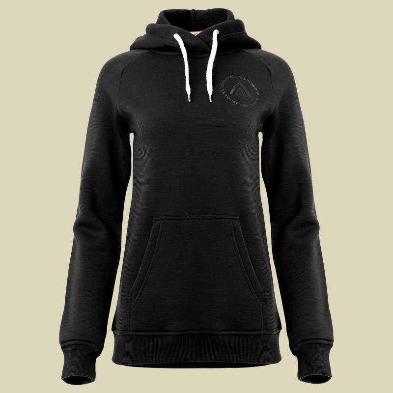 FleeceWool V2 Hoodie Woman schwarz XL - jet black von aclima