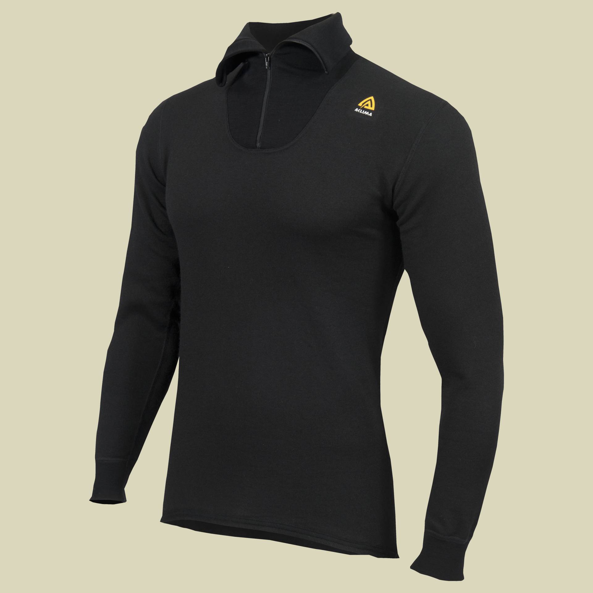 Hotwool Polo with Zip Unisex Größe M Farbe jet black Hotwool Polo with Zip Unisex Größe M Farbe jet black von aclima