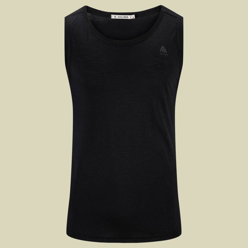 LightWool 140 Singlet V2 Men L schwarz - jet black von aclima