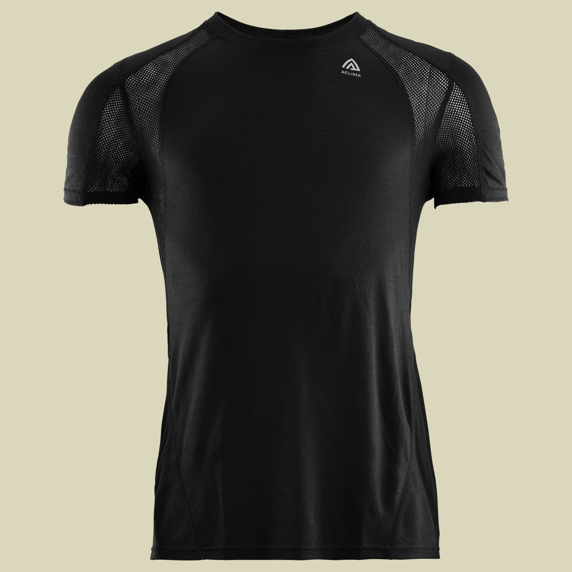 LightWool Sports T-Shirt Men schwarz XL - jet black von aclima