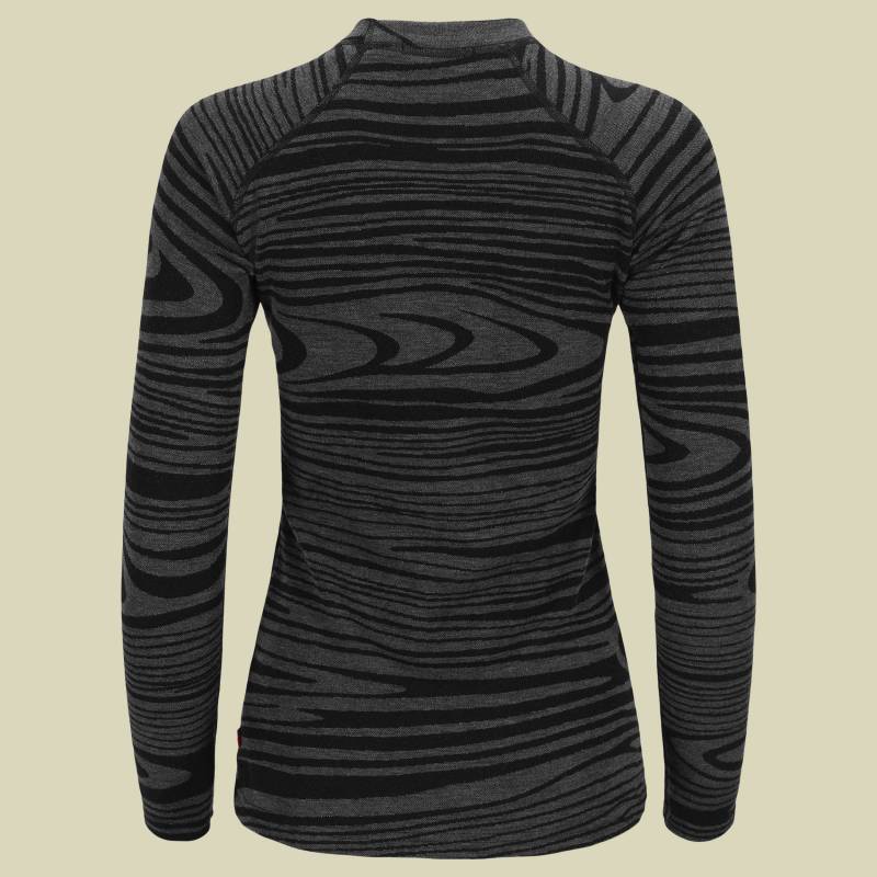 WarmWool Crew Neck Woman schwarz S - black motion von aclima