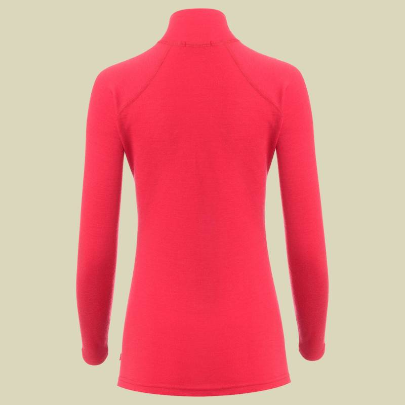 WarmWool Mock Neck W/ZIP Woman rot L - jester red von aclima