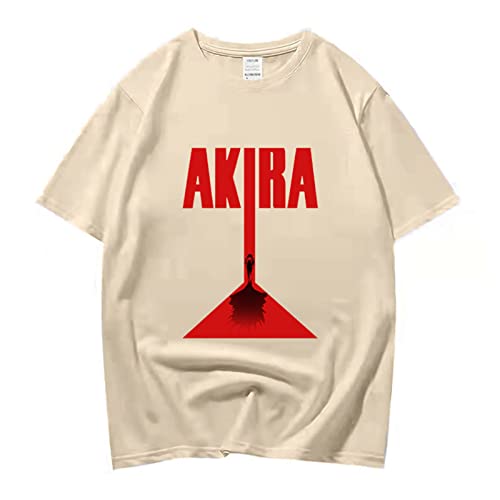 Unisex Akira T-Shirt Lässige Streetwear Kurzarm Harajuku Loses T-Shirt Anime Akira Cosplay Tops von acsefire