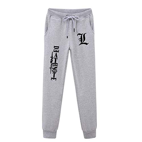 Unisex Anime Death Note Hose mit weitem Bein kira Yagami Light Jogginghose Lustige Cartoon Haremshose L·Lawliet Hose von acsefire