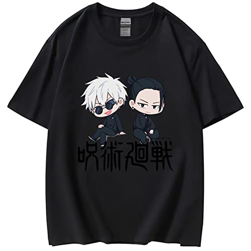 acsefire Jujutsu Kaisen T-Shirts Top Gojo Satoru T-Shirts Suguru Getou Casual Streetwear Lovely Friends Pullover für Männer Frauen Teens von acsefire