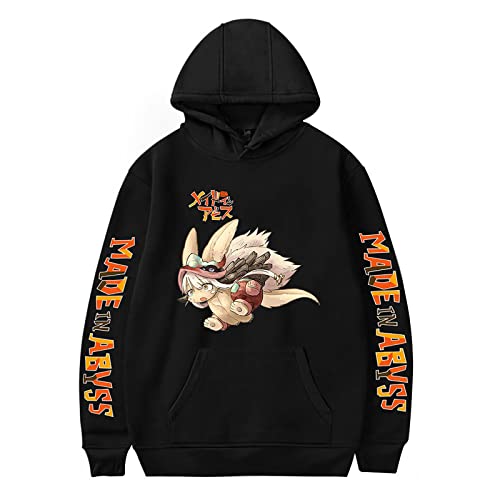 acsefire Made in Abyss Tops Anime Nanachi Cosplay Kostüme Casual Langarm Kapuzenpullover Gedrucktes Loses T Shirt für Unisex von acsefire