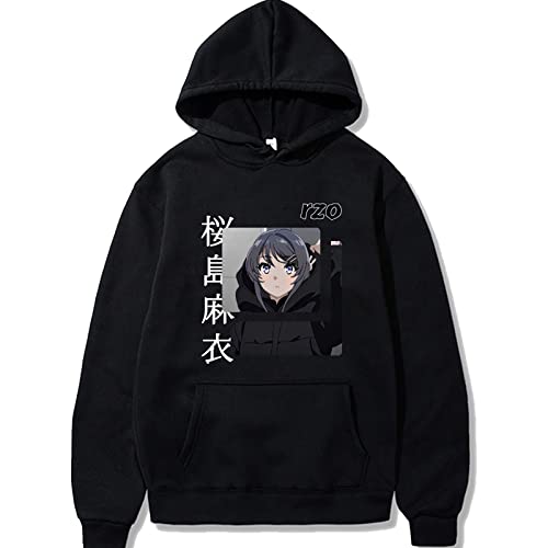 acsefire Rascal Does Not Dream of Bunny Girl Senpai Hoodie Mai Sakurajima Hoodie Mai Sweatshirt Casual Streetwear Pullover für Männer Frauen Teens von acsefire