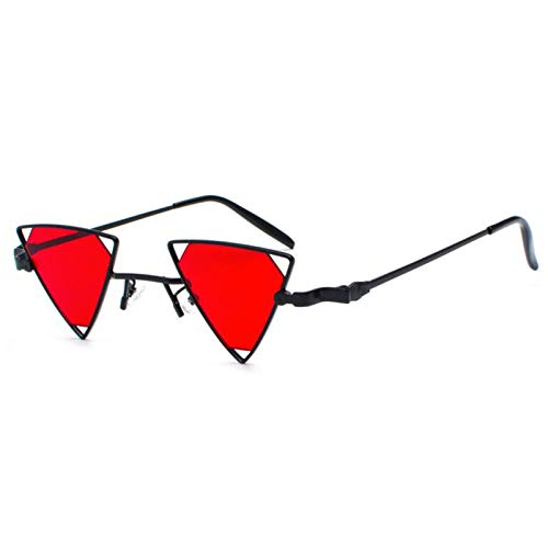 acsefire Retro Hippie Sonnenbrille Dreieckige hohle nicht polarisierte Steampunk-Sonnenbrille für Männer Frauen mit UV400-Schutz von acsefire
